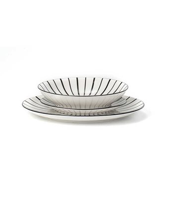 סט צלחות פורצלן 18 חל' BRETON 3