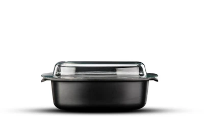 רוסטר עם מכסה זכוכית 5.5 ל' BLACK MARBLE